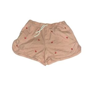 Pink Strawberry Polo Ralph Lauren 100% Cotton Size 14 Girls Elastic Waist